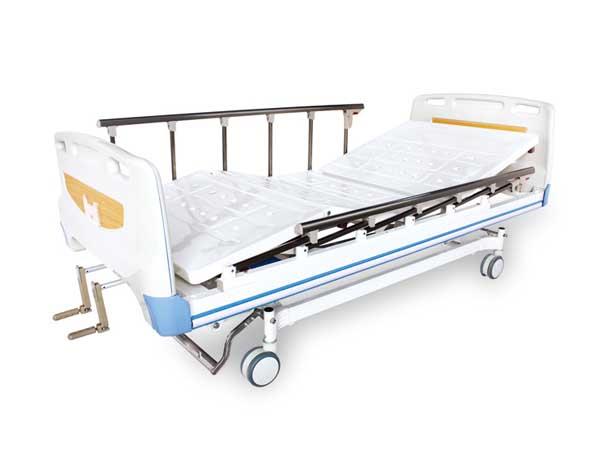 床头床尾板采用ABS材料，一次注塑成型，头高脚低设计，强度高，安装后不晃动
