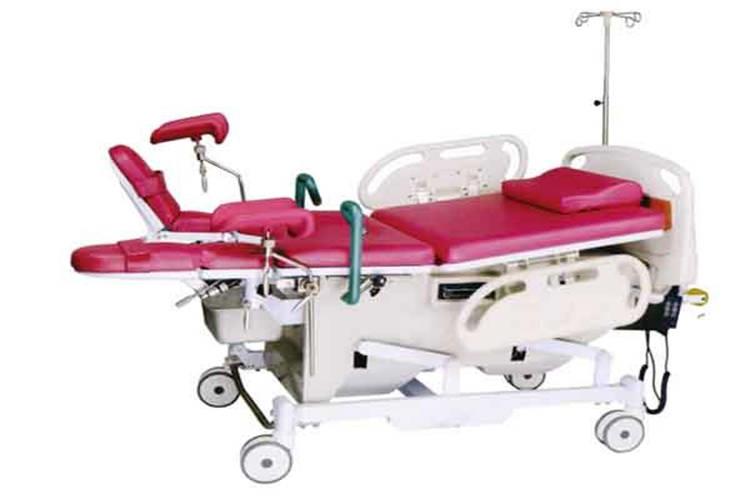 电动手术床由台面、主体、电控和附件等部分组成